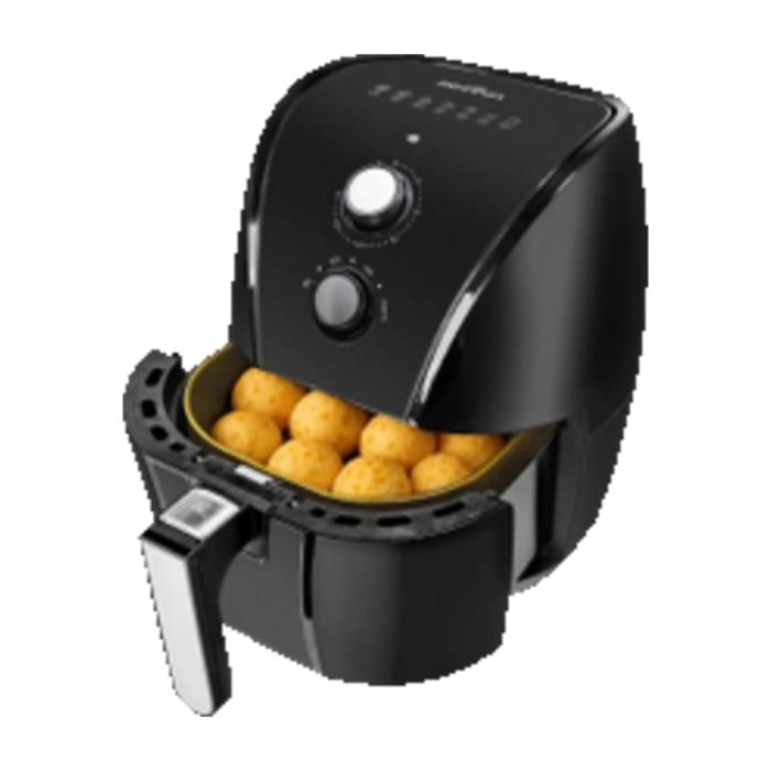 Air Fryer Britânia - 5,5L - 1500W - Inox ou Preto