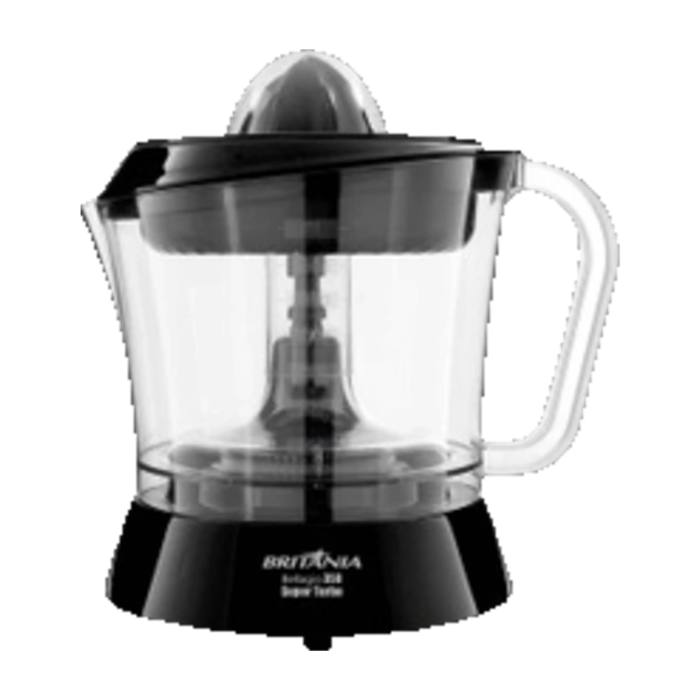 Espremedor de Frutas Britânia Bellagio 35W - 1,5L Preto/Vermelho
