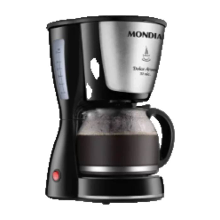 Cafeteira Mondial Dolce Arome 32 cafézinhos - 800W - 127V - Jarra Vidro