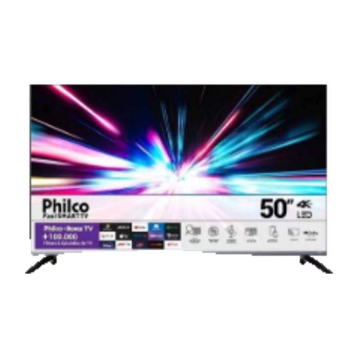 Smart TV 50' Philco 4K LED Dolby audio