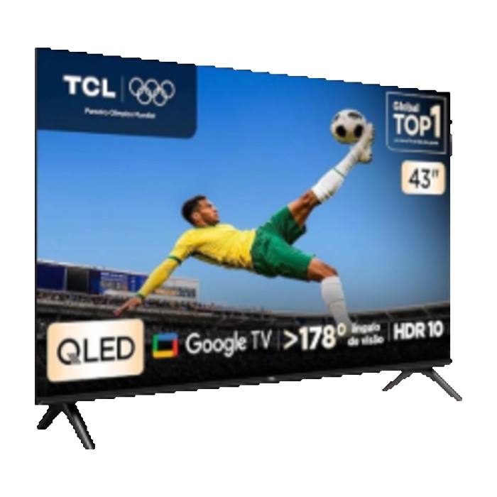 Smart TV 43' TCL Wi-fi, Bluetooth, Google TV, HDMI Dolby Audio
