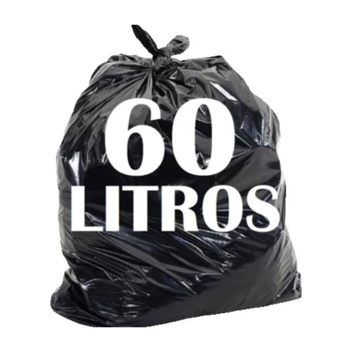 Saco de lixo 60 Litros 50 / 100 unidades Resistente