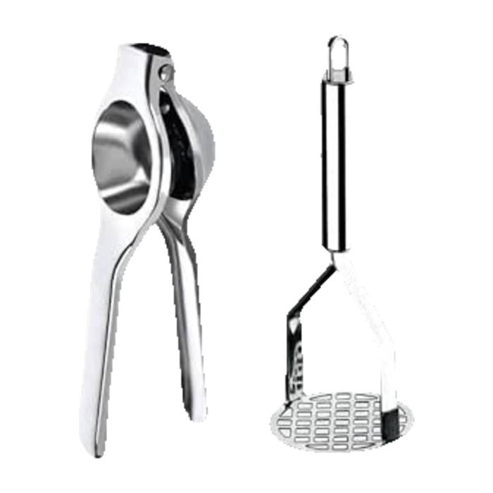 Espremedor de Limão e Amassador de Batata Inox