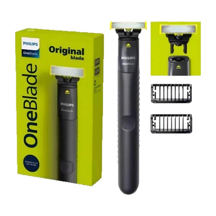 Barbeador Aparador Pelos Philips Oneblade Preto Bivolt