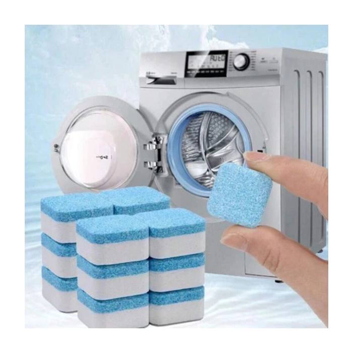 Kit 12pcs - Limpador Pastilha de Máquina e Lavar Roupa