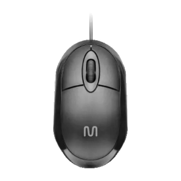 Mouse com Fio USB Classic Preto - Multi