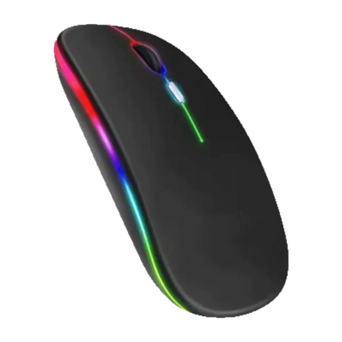 Mouse sem Fio Bluetooth Recarregável Exbom - USB