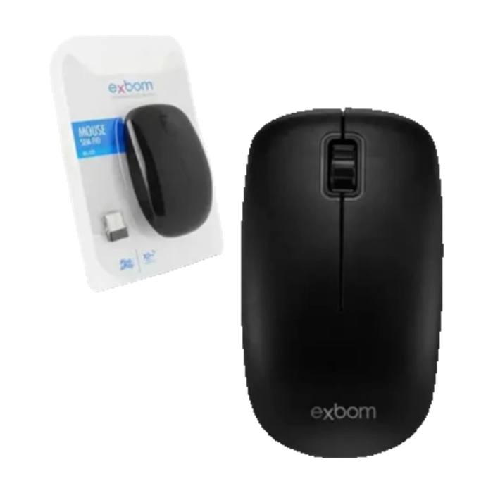 Mouse sem Fio 2.4Ghz Studio Exbom - Pilha