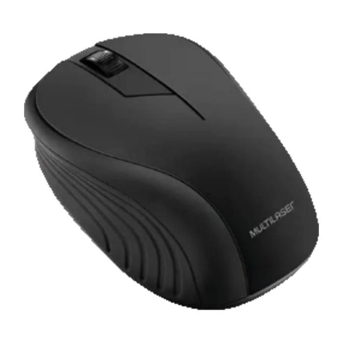 Mouse sem Fio 2.4ghz 3 Botões Multilaser - Pilha